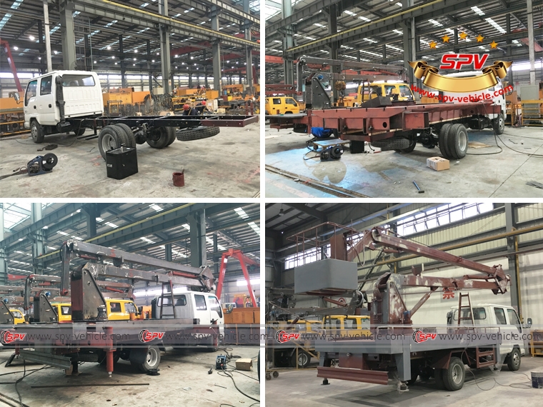 18m Aerial Platform Truck ISUZU- Assembling